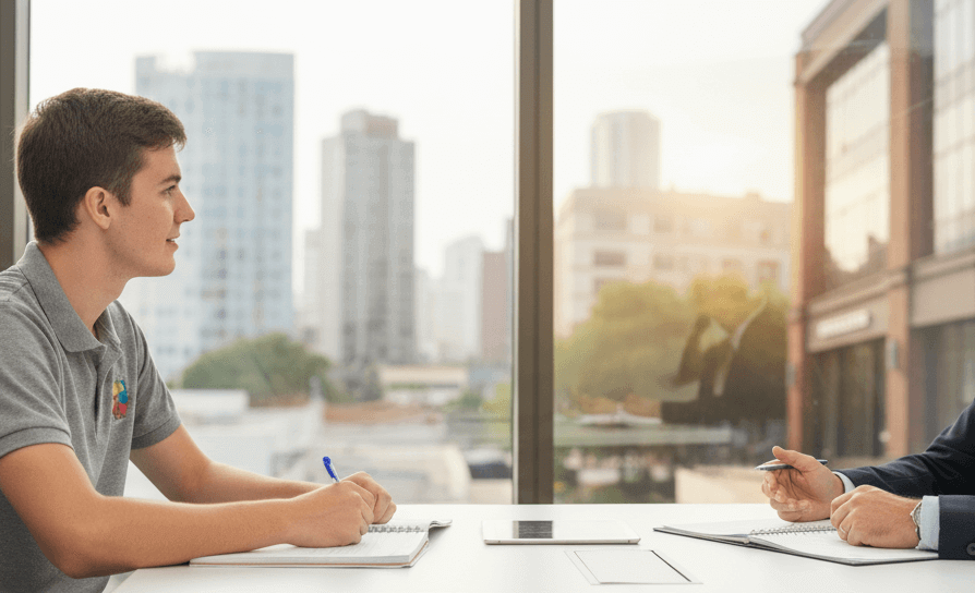 Reunião de negócios